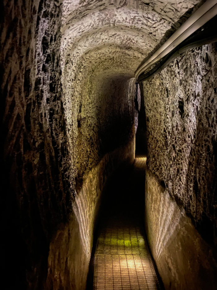 Enge Tunnel: Nichts für Menschen mit Klaustrophobie